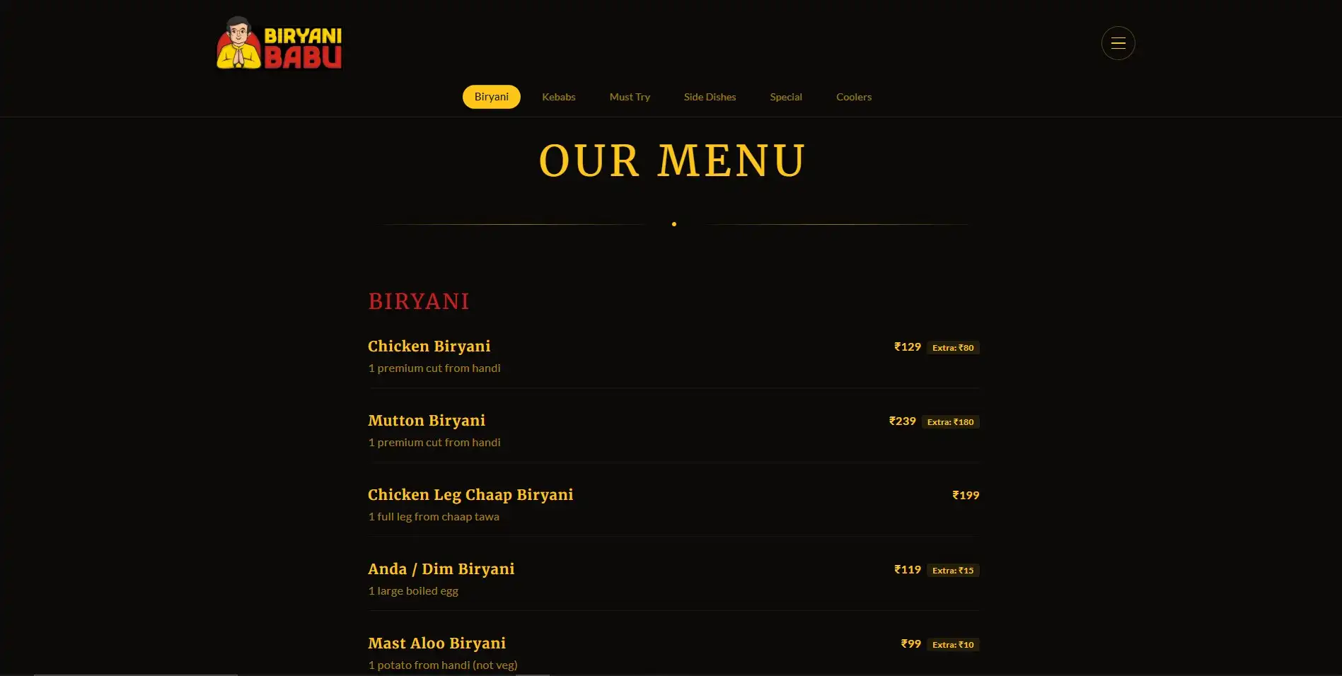 Biryani Babu highlight 2